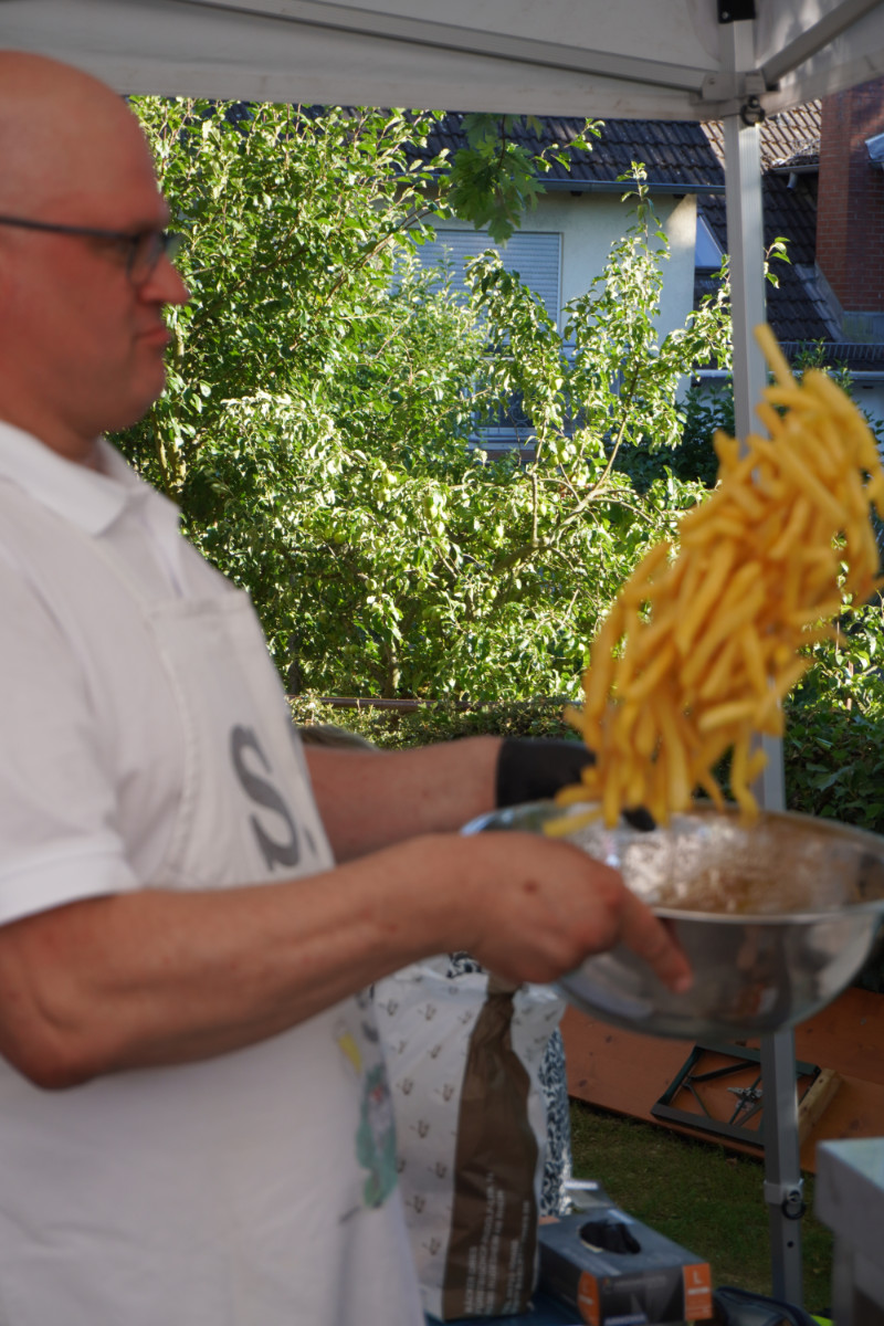 Das Plätzchefest für  die alle Einwohner der Siedlung war ein großer Erfolg