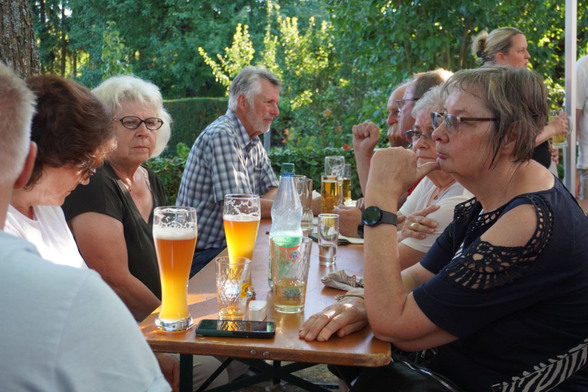 Das Plätzchefest für  die alle Einwohner der Siedlung war ein großer Erfolg